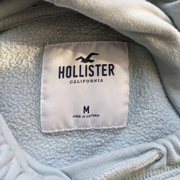 Hollister Cropped Hoodie - Medium - Picture 4 of 4